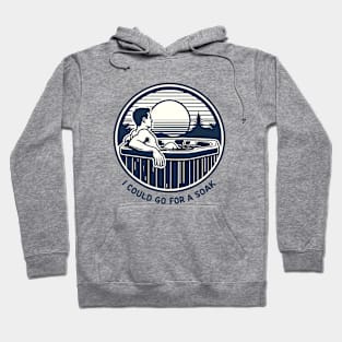 Relaxation Retreat - Hot Tub Sunset Hoodie